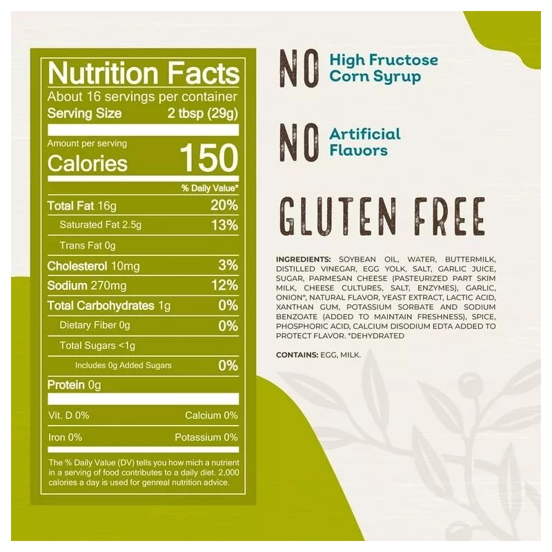 Olive Garden Parmesan Ranch Dressing & Dip 16 fl oz