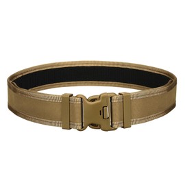 LAKE OF FIRE Nylon Mens Tactical Belt,Heavy-Duty Work Belt with Adjustable,Quick Release,Wear-Resistant, Brown, X-Large