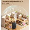 KUNEM Difusor de Aromas para casa Bluetooth Inteligente de 400ML
