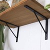 Set of 2 Iron Shelf Brackets, Iron Shelf Brackets, Simple,