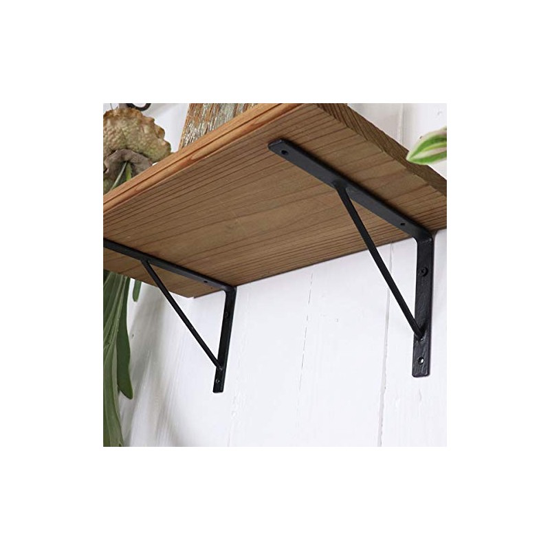 Set of 2 Iron Shelf Brackets, Iron Shelf Brackets, Simple,