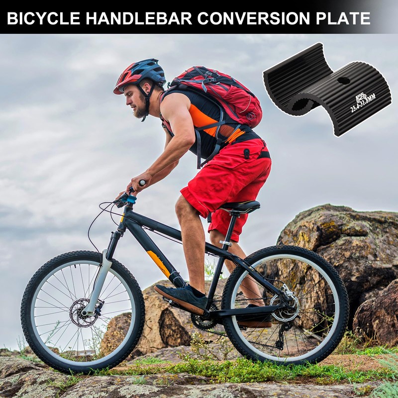 Lunaanda 2 Pair Bike Handlebar Shim, Shim for Stem 25.4