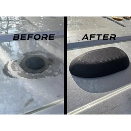 3Dub200 Police Vehicle Roof Cap for Antenna Holes (2-Pack)