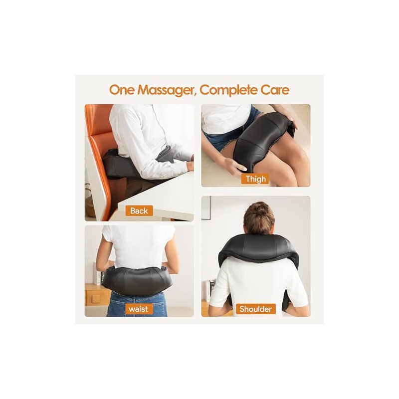 Brelley Massageger√§t Nackenmassageger√§t mit W√§rme 3D Massage, Massageger√§t Nacken um