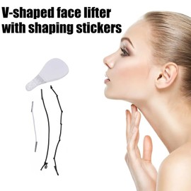 Gesichtsliftingband in V-Form, zum Verdecken von Gesichtsfalten, zum Verbergen von Gesichtsfalten, zum Abdecken von Gesichtsfalten, Lifting und schlaffer Haut, 40 Stück