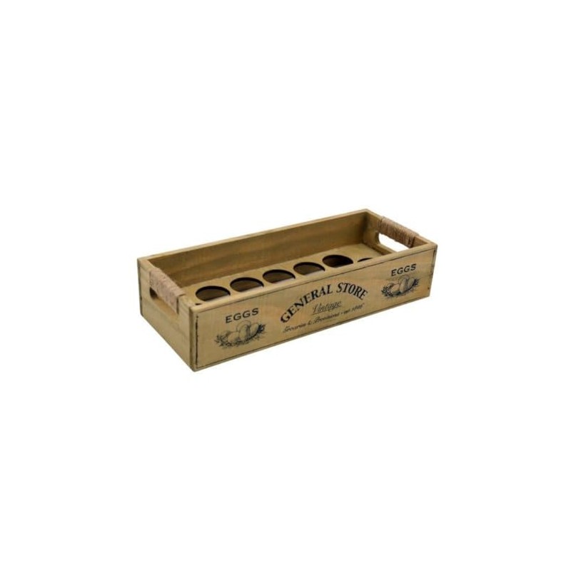 Sifcon International Rustic Wooden Egg Holder