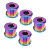 5Pcs 6.5mm Bike Single Chainring Screw Titanium Alloy Rust Protection