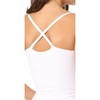 Yummie Womens Seamlessly Shaped Short Camisole, White, Small-Medium US
