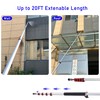M MINGLE Telescoping Pressure Washer Wand, 20 Feet Aluminum High