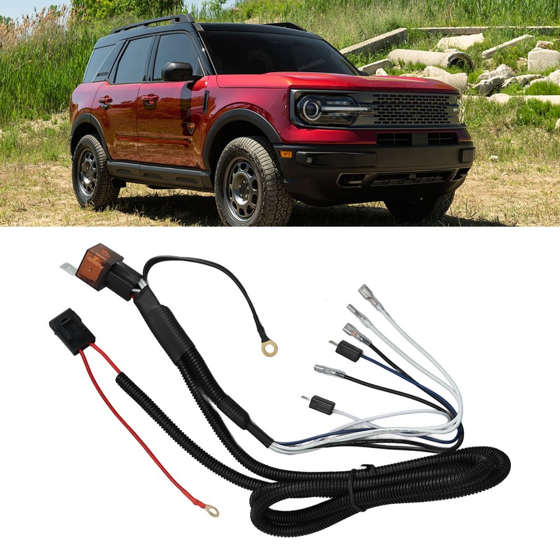 12V Horn Wiring Harness Relay Kit 1.9m Cable 50W One