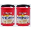 Folgers 2 CANS Folgers FRENCH VANILLA Flavored Ground Coffee 11.5