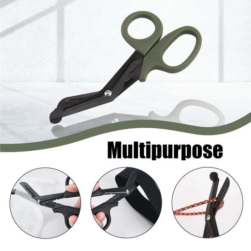 Pack of 2 Medical Bandage Scissors, Rescue Scissors, Bandage Scissors,