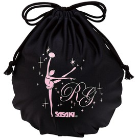 SASAKI AC-60 Rhythmic Gymnastics Hand Tools Ball Cover Black x Light Pink (BLIP)