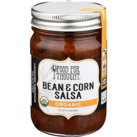 FOOD FOR THOUGHT Organic Bean & Corn Salsa, 13 OZ