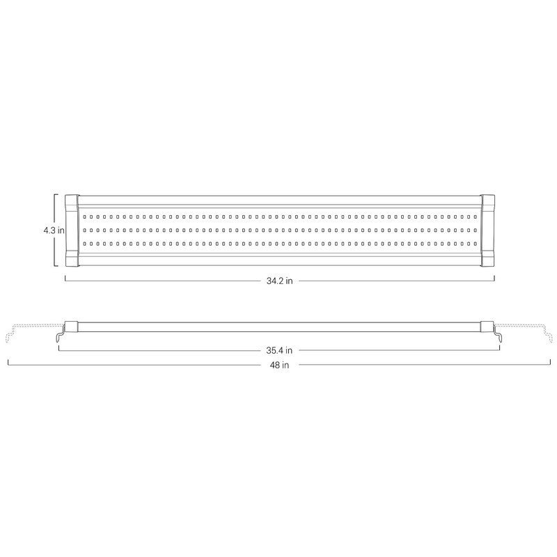 NICREW ClassicLED Gen 2 Aquarium Light, 32 Watts, Dimmable LED