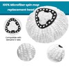 6 Pack Mop Head Replacement Compatible with Oceda Triangle Swivel