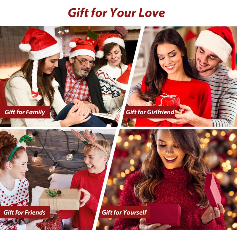 Red Choker Necklace for Women Red Velvet Heart Necklace Bow