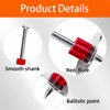 MyyYiTar 100 pcs 3" Powder Actuated Fasteners Round Nails .30"