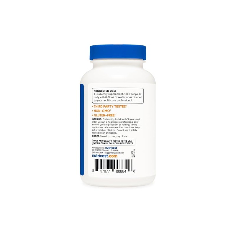 Nutricost Elderberry Capsules 575mg (120 Capsules) - Black Elderberry, Vegetarian,