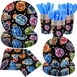 168PCS Fall Pumpkin Party Supplies for Birthday Baby Shower Autumn Watercolor Pumpkin Floral Party Decorations Thanksgiving Harvest Plates Cups Napkins Tableware for Bridal Shower 24 Guests