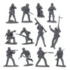 BMC CTS WW2 German Assault Medical Plastic Army Men Classic