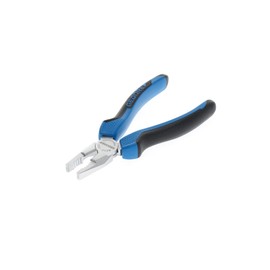 GEDORE Combination pliers for cutting/holding/twisting, Long cutting edges, Dual-material grips, German pattern, Length 160 mm, 8210-160 JC
