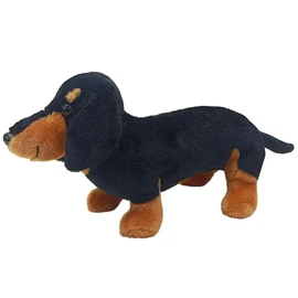 MaSif Dog Toy Plush, Cute Cuddly Toy Dachshund Dog, Dachshund Dog Dolls Filled, Realistic Dachshund Dog Soft Home Decoration, Sleeping Plush Toy Gifts for Children, 25 cm