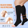 Copper Compression Socks for Women & Men Open Toe 15-20mmHg