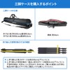 Hemmotop Tripod Case 100cm Diameter 18cm Superior Zipper and Fastener,