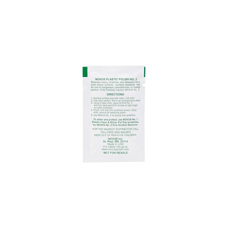 NOVUS 7123 | Plastic Polish #3 | 100 Sample Size