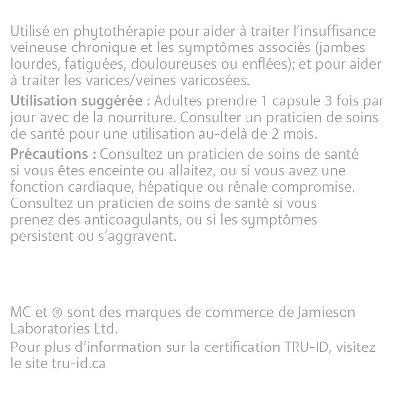 VEINsmart - Pour varices - 90 capsules