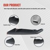Front Wing Guards for Polaris Slingshot, Carbon Fiber Pattern Front