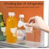 TIKA 8 Refrigerator Storage Organizer Set - Partition Board Shelf