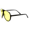 Retro 80's Style Driving Lens XL Large Plastic Aviator Sunglasses