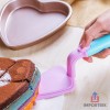 Importeek Cuchillo Rebanador Pastel Reposteria Pan Espatula Cortador