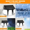 EverBrite 2PK Solar Motion Sensor Lights, 3 Heads, IP65 Waterproof