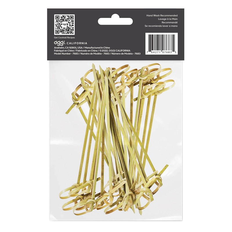 Oggi Picks, Bamboo, Cocktail Sticks (7683.)