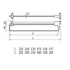 Wardrobe Hanger Full Extension 300 mm