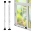 Sliding Door Security Bar,2Pcs 16 to 51 Inch Inside Sliding