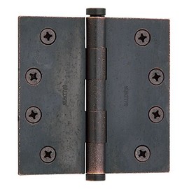 Baldwin 1040402I Square Mortise Hinge, Distressed Oil Rubbed Bronze