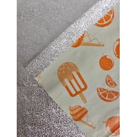 Extra Long Hair Foil 100 Sheets, 5x14 Inch, Ice Cream Design