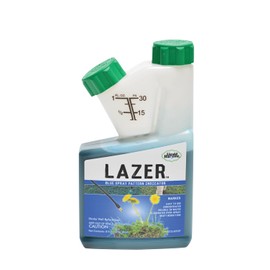 Liquid Harvest Lazer Blue Concentrated Spray Pattern Indicator 8 Ounces Perfect Weed Dye, Herbicide Fertilizer Marking Turf Mark and Marker