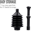 JS Jackson Supplies Professional Bellows Accordion Toilet Plunger, High Pressure