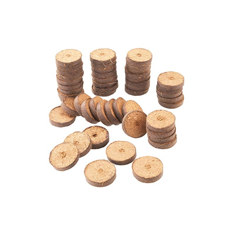 Meister Coconut swelling tablets, diameter 3.5 cm, practical set of