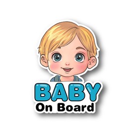 Baby on Board boy Blonde