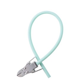 Nursery 9000041A Tourniquet, Latex-Free, With Metal Clip, Quick Release Pin, Easy to Put On and Take Off, Hemostatic Band, Silver Clip, Mint