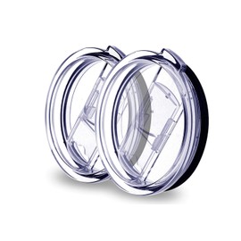 30 oz Tumbler Lids Compatible/Replacement for 2 Pack Spill Proof and Splash Resistant Lid for Yeti Tumbler Cups 30 oz