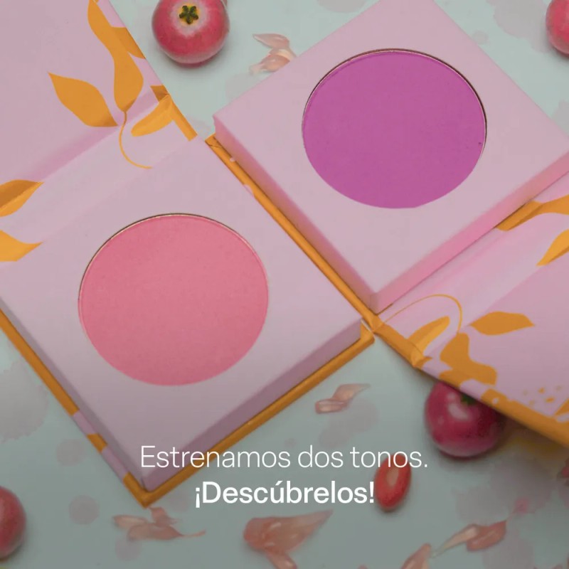 Rubor De Betabel Teia Cosméticos Cremoso Libre De Talco Tono