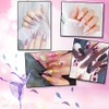 1000 puntas de uñas de ataúd francés bailarina, uñas acrílicas,