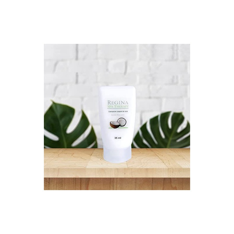 Crema Corporal de Coco 35 ml. Caja con 50 unidades.